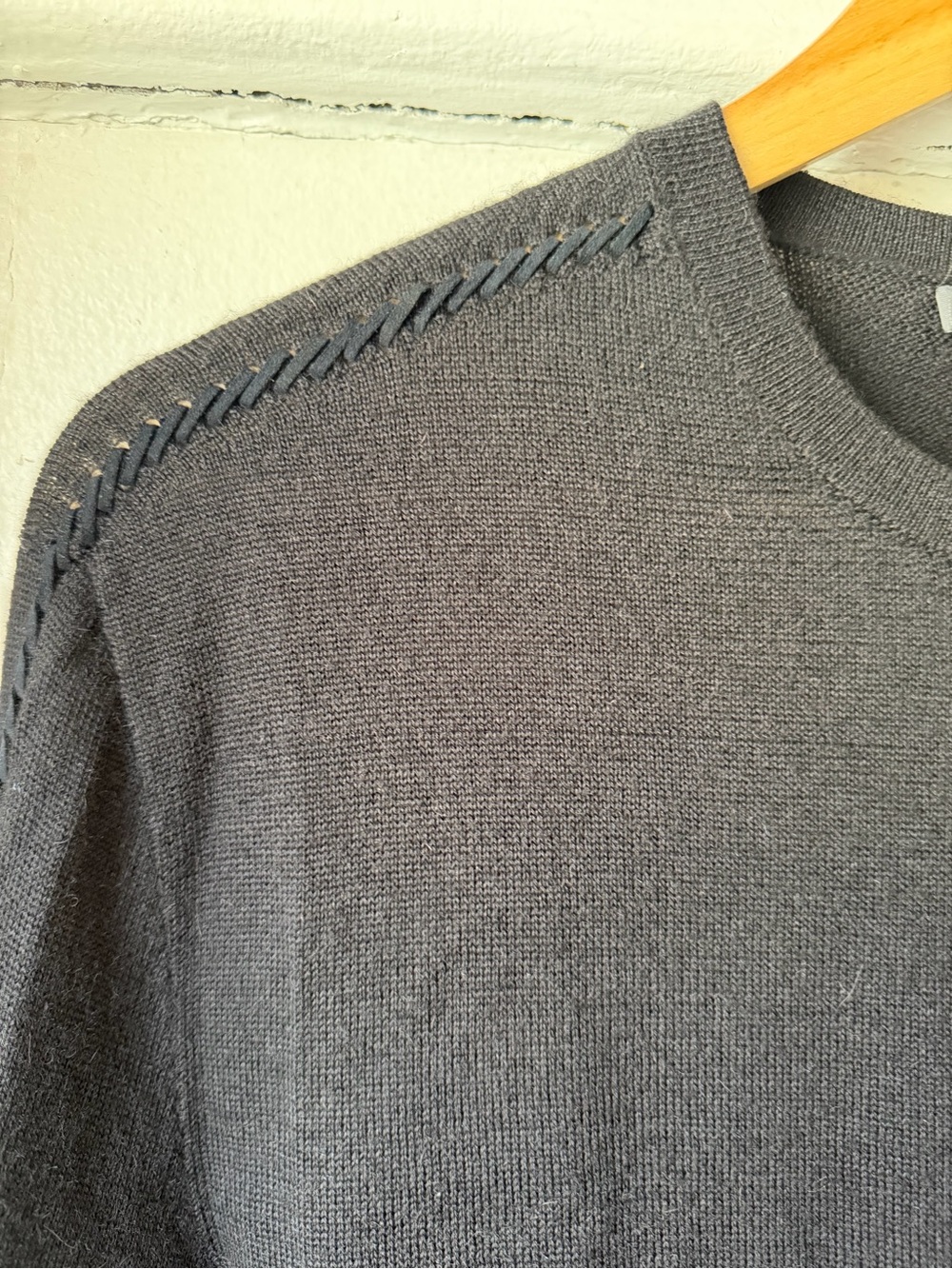 John Varvatos Black Novas Crewneck Sweater - Picture 2 of 4